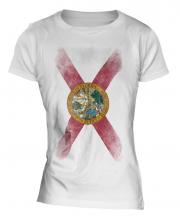 Florida State Faded Flag Ladies T-Shirt