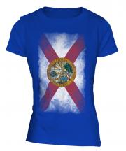 Florida State Faded Flag Ladies T-Shirt