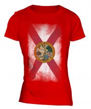 Florida State Faded Flag Ladies T-Shirt