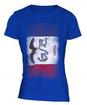 Iowa State Faded Flag Ladies T-Shirt