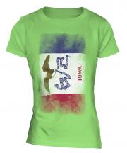 Iowa State Faded Flag Ladies T-Shirt