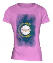 Kentucky State Faded Flag Ladies T-Shirt