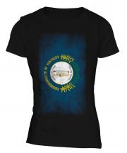 Kentucky State Faded Flag Ladies T-Shirt