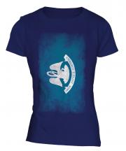 Louisiana State Faded Flag Ladies T-Shirt