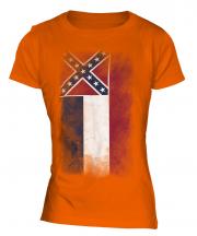 Mississippi State Faded Flag Ladies T-Shirt