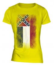 Mississippi State Faded Flag Ladies T-Shirt