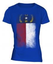 North Carolina State Faded Flag Ladies T-Shirt