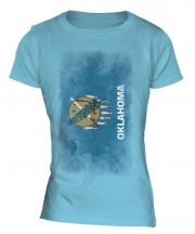 Oklahoma State Faded Flag Ladies T-Shirt