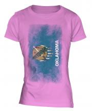 Oklahoma State Faded Flag Ladies T-Shirt