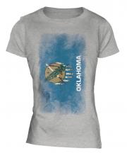 Oklahoma State Faded Flag Ladies T-Shirt