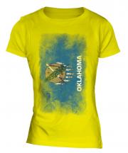 Oklahoma State Faded Flag Ladies T-Shirt