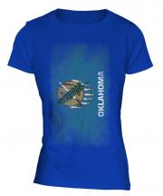 Oklahoma State Faded Flag Ladies T-Shirt