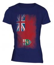 Manitoba Faded Flag Ladies T-Shirt