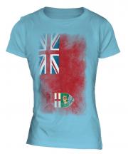 Manitoba Faded Flag Ladies T-Shirt