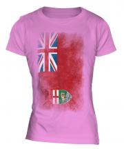 Manitoba Faded Flag Ladies T-Shirt