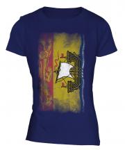 New Brunswick Faded Flag Ladies T-Shirt