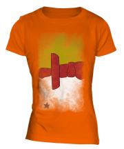 Nunavut Faded Flag Ladies T-Shirt