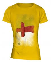 Nunavut Faded Flag Ladies T-Shirt