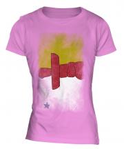 Nunavut Faded Flag Ladies T-Shirt