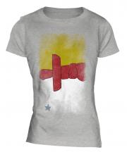 Nunavut Faded Flag Ladies T-Shirt
