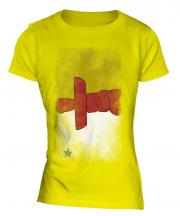 Nunavut Faded Flag Ladies T-Shirt