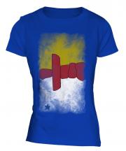 Nunavut Faded Flag Ladies T-Shirt