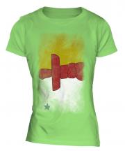 Nunavut Faded Flag Ladies T-Shirt