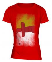 Nunavut Faded Flag Ladies T-Shirt