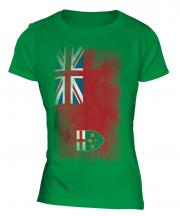 Ontario Faded Flag Ladies T-Shirt