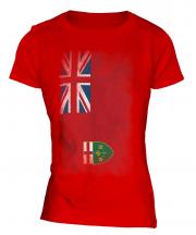 Ontario Faded Flag Ladies T-Shirt