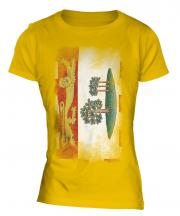 Prince Edward Island Faded Flag Ladies T-Shirt