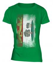 Prince Edward Island Faded Flag Ladies T-Shirt