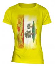 Prince Edward Island Faded Flag Ladies T-Shirt