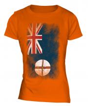 New South Wales Faded Flag Ladies T-Shirt