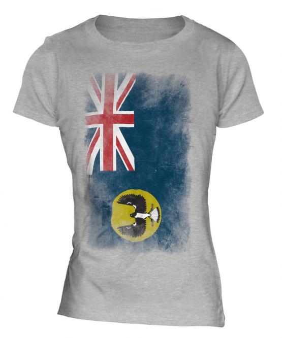 South Australia Faded Flag Ladies T-Shirt