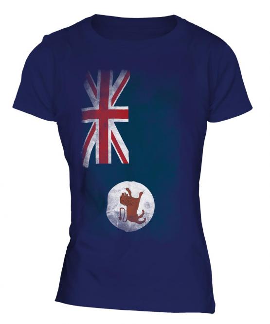 Tasmania Faded Flag Ladies T-Shirt