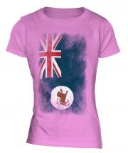 Tasmania Faded Flag Ladies T-Shirt