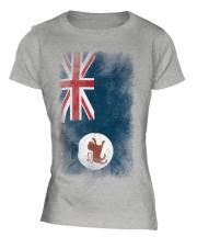 Tasmania Faded Flag Ladies T-Shirt
