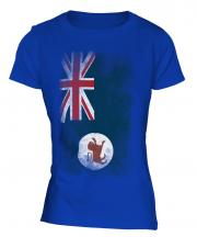 Tasmania Faded Flag Ladies T-Shirt