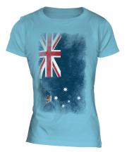 Victoria Faded Flag Ladies T-Shirt