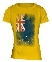 Victoria Faded Flag Ladies T-Shirt