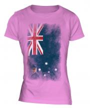 Victoria Faded Flag Ladies T-Shirt