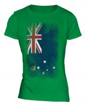 Victoria Faded Flag Ladies T-Shirt