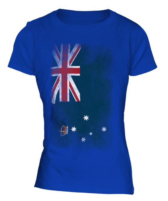Victoria Faded Flag Ladies T-Shirt