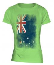 Victoria Faded Flag Ladies T-Shirt