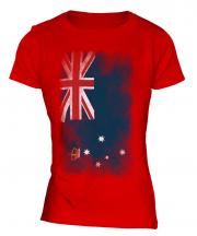Victoria Faded Flag Ladies T-Shirt