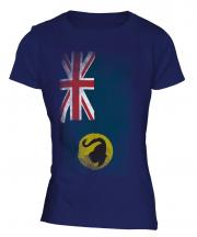 Western Australia Faded Flag Ladies T-Shirt