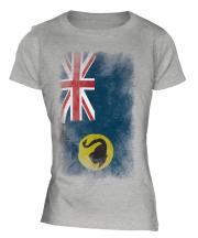 Western Australia Faded Flag Ladies T-Shirt