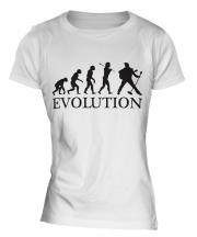 Rock N Roll Impersonator Evolution Ladies T-Shirt