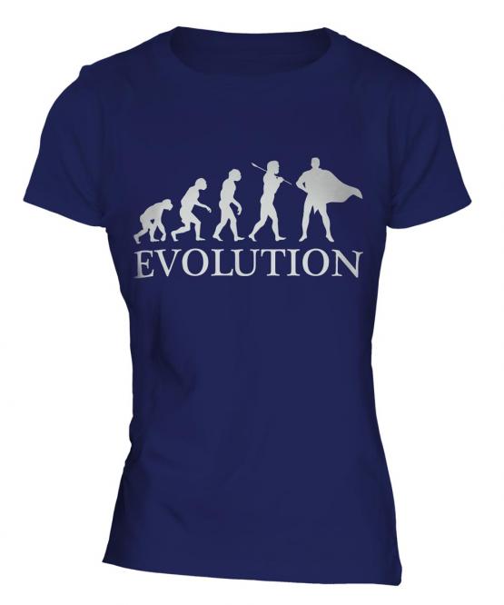 Superhero Evolution Ladies T-Shirt